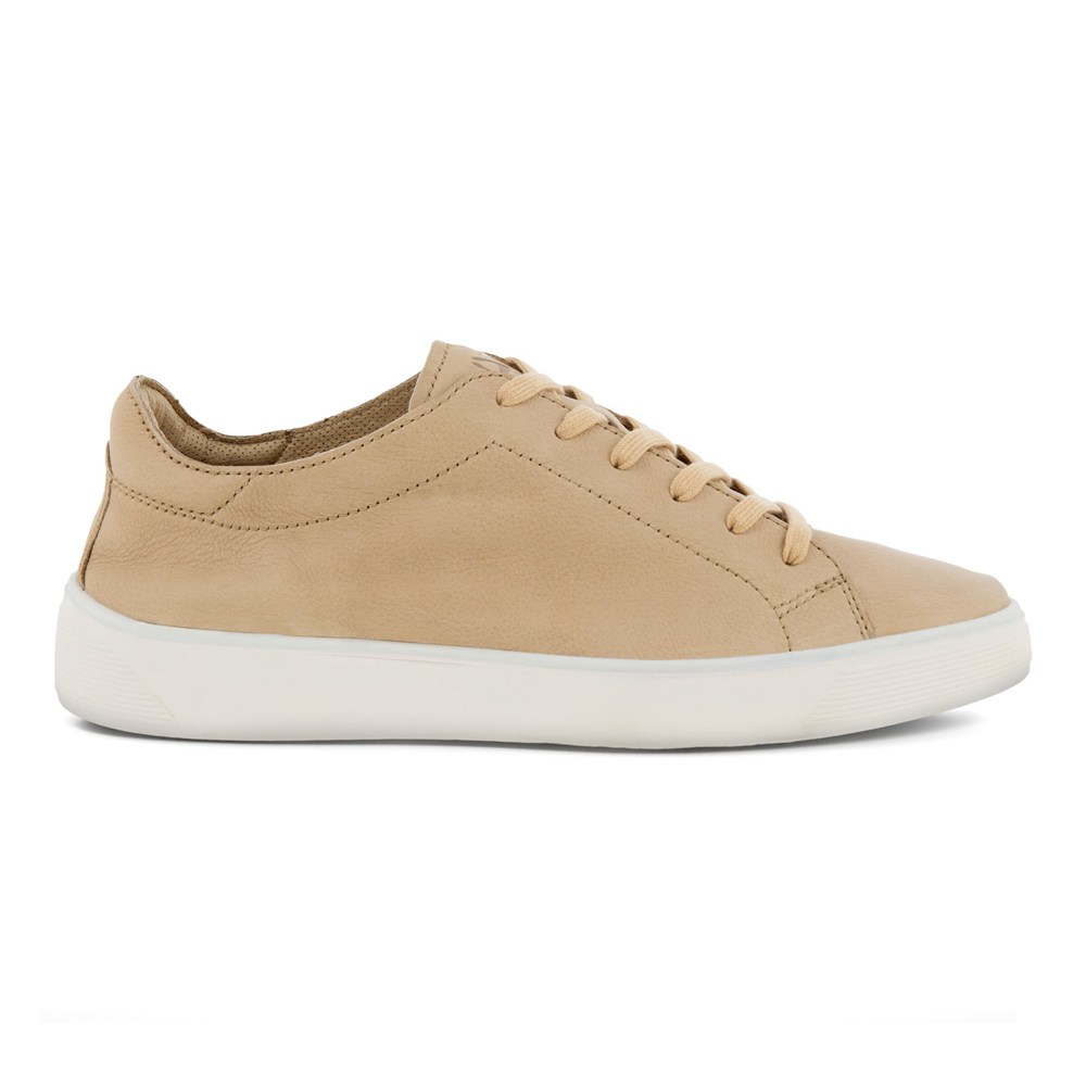 Tenis Hombre - ECCO Street Tray Laced - Beige - PKL823965